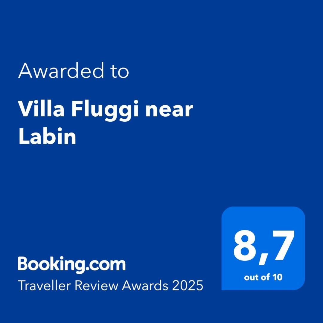 Villa Fluggi Near Labin Santalezi Buitenkant foto